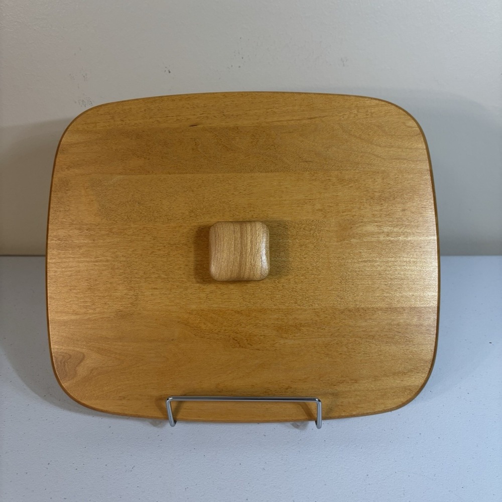 Wooden Longaberger Lid Approximately 10"x 8.25" **LID ONLY** Replacement
